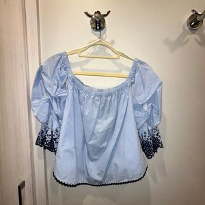 Zara Off the Shoulder Top